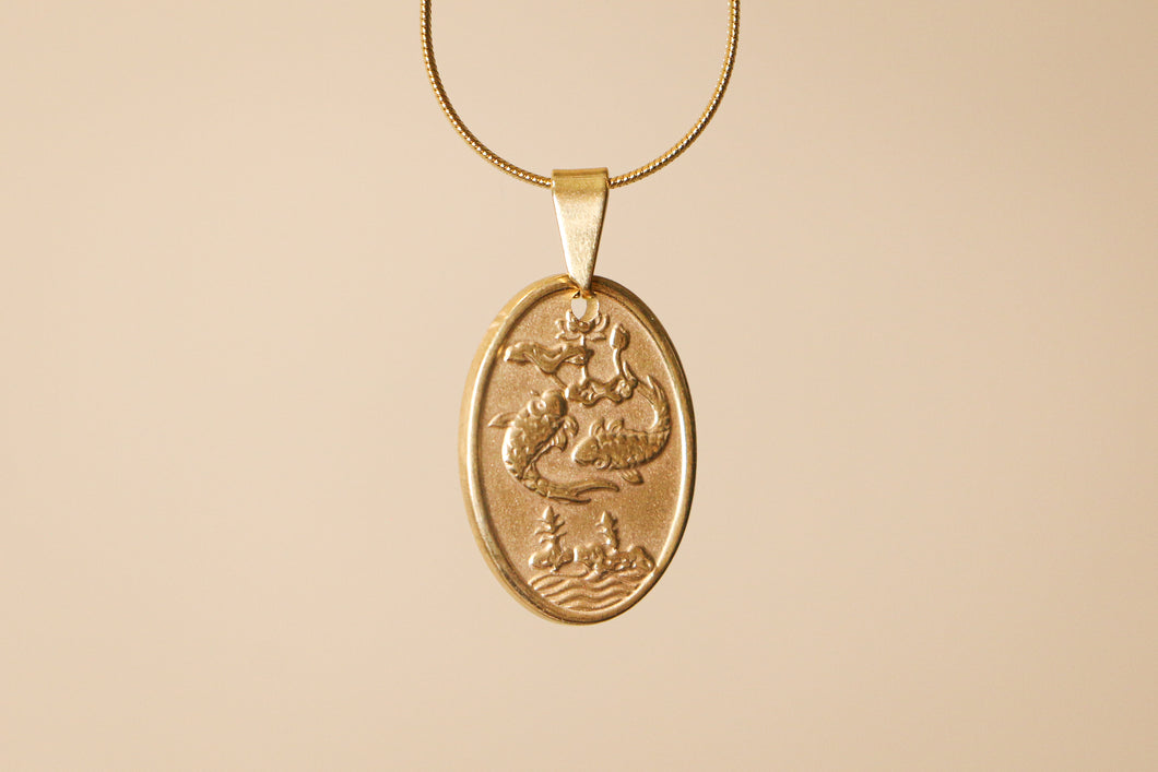 Koi Fish Prosperity Necklace